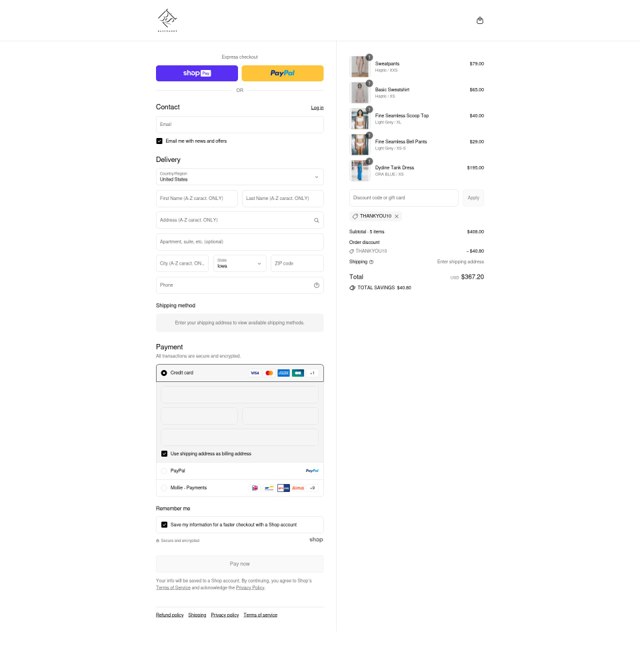 Baserange checkout page showing Baserange discount code box | Screenshot taken by SimplyCodes community member on Aug 26, 2025