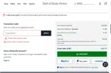 Bath & Body Works coupon verification screenshot