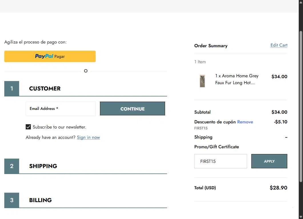 Bath & Unwind checkout page showing Bath & Unwind promo code box | Screenshot taken by SimplyCodes community member on Dec 19, 2025