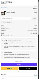 10%OFF-COLOUR coupon verification screenshot