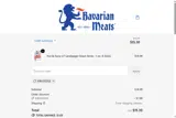 Bavarian Meats coupon verification screenshot