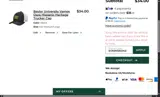 Baylor Bears Athletics Shop coupon verification screenshot