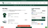 Baylor Bears Athletics Shop coupon verification screenshot