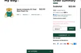 Baylor Bears Athletics Shop coupon verification screenshot