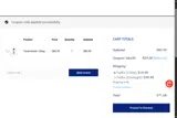 Bayside Peptides coupon verification screenshot