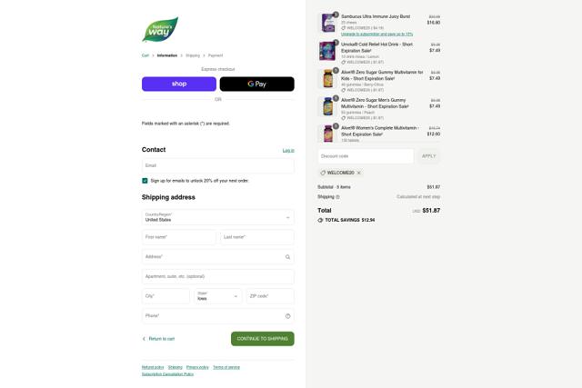 Baze checkout page showing Baze promo code box | Screenshot taken by SimplyCodes community member on Sep 6, 2025