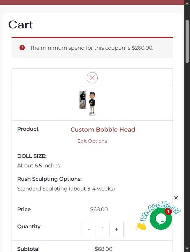 Bbobbler checkout page showing Bbobbler coupon code box | Screenshot taken by SimplyCodes community member on Jul 30, 2025