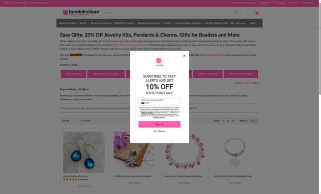 Beadaholique checkout page showing Beadaholique promo code box | Screenshot taken by SimplyCodes community member on May 19, 2025