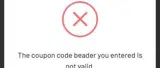 Bead World coupon verification screenshot