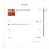 Bead World coupon verification screenshot