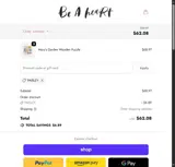 Be A Heart coupon verification screenshot