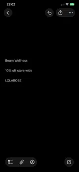 LOLAROSE coupon verification screenshot