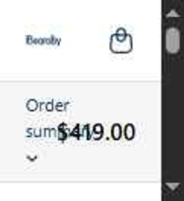 Bearaby checkout page showing Bearaby discount code box | Screenshot taken by SimplyCodes community member on Aug 29, 2025