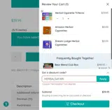 Bear Blend coupon verification screenshot