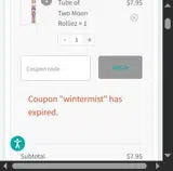Bear Blend coupon verification screenshot