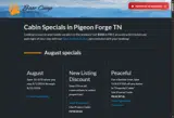 Bear Camp Cabin Rentals coupon verification screenshot