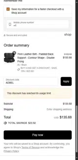 ADBEL coupon verification screenshot