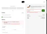 Bear Hollow Supply coupon verification screenshot