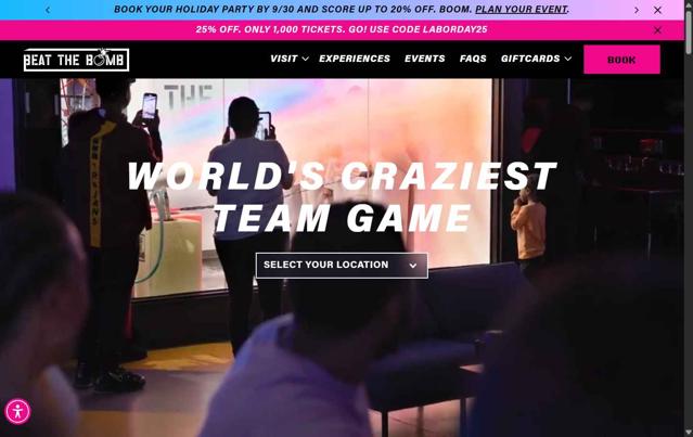 Beat The Bomb checkout page showing Beat The Bomb discount code box | Screenshot taken by SimplyCodes community member on Aug 26, 2025