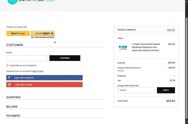 BeautifiedYou.com checkout page showing BeautifiedYou.com promo code box | Screenshot taken by SimplyCodes community member on Sep 2, 2025