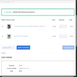 SAVING1 coupon verification screenshot