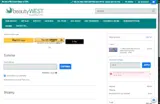 Beautywest.com coupon verification screenshot