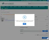 Beautywest.com coupon verification screenshot