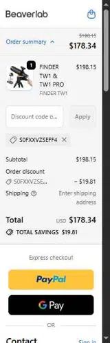 S0FXXVZSEFF4 coupon verification screenshot