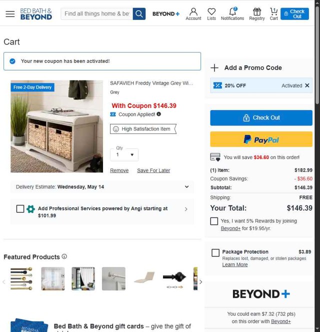 Bed Bath & Beyond Promo Codes - 20% Off May 2025