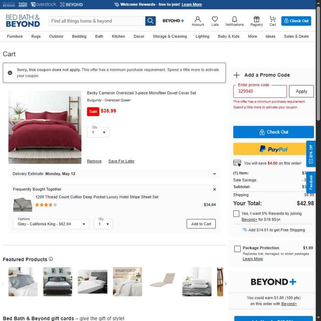 Bed Bath & Beyond Promo Code (9 Verified) - 20% Off May 2025