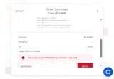 Beefcake Racing coupon verification screenshot