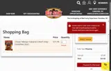 Beef Jerky coupon verification screenshot