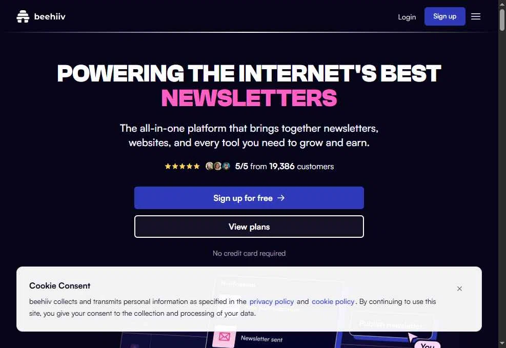 Beehiiv checkout page showing Beehiiv promo code box | Screenshot taken by SimplyCodes community member on Jan 31, 2026