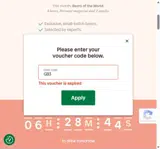 GB3 coupon verification screenshot