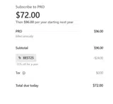 BEST25 coupon verification screenshot