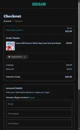 COMEBACK15 coupon verification screenshot