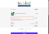 Be Kind to Everyone coupon verification screenshot