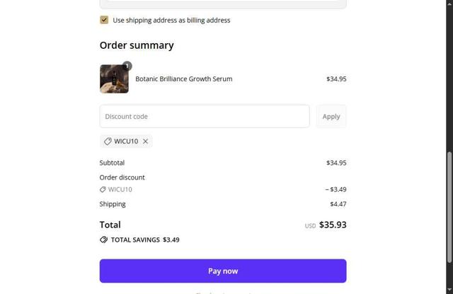Bellah Roze checkout page showing Bellah Roze promo code box | Screenshot taken by SimplyCodes community member on Sep 16, 2025