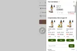 Welcome coupon verification screenshot