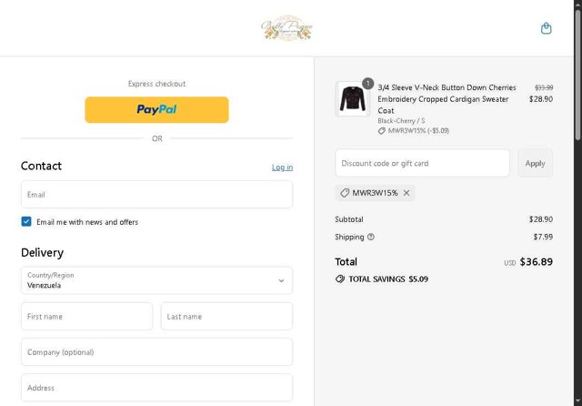 Belle Poque checkout page showing Belle Poque discount code box | Screenshot taken by SimplyCodes community member on Aug 28, 2025