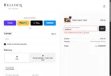 Bellocq Tea coupon verification screenshot