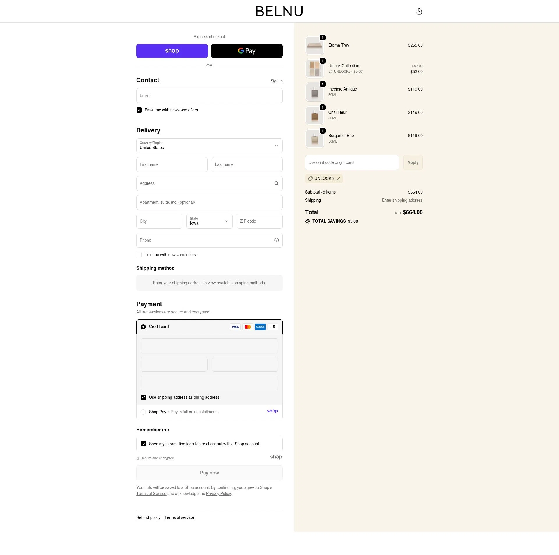Belnu checkout page showing Belnu promo code box | Screenshot taken by SimplyCodes community member on Nov 29, 2025