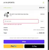 Bicicleta coupon verification screenshot