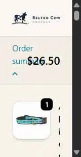 Belted Cow coupon verification screenshot