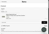 Bemz US coupon verification screenshot