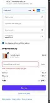 CHRISTMASINJULY15 coupon verification screenshot