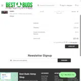 Best Buds Hemp Shop coupon verification screenshot