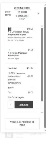 Best Buds Hemp Shop coupon verification screenshot
