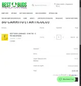 Best Buds Hemp Shop coupon verification screenshot