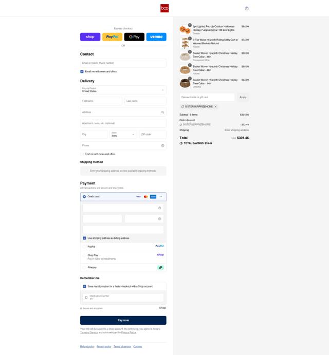 Best Choice Products checkout page showing Best Choice Products coupon code box | Screenshot taken by SimplyCodes community member on Sep 16, 2025